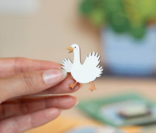 SILLY GOOSE PIN/MAGNET