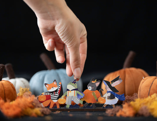 TRICK OR TREAT HALLOWEEN POP OUT CARD - PERSONALISABLE