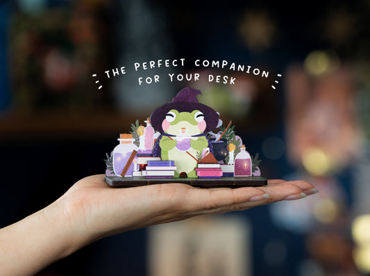 HALLOWEEN FROG POP OUT CARD - PERSONALISABLE