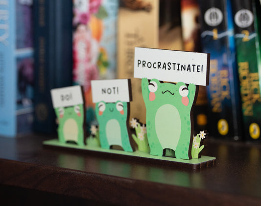 DO NOT PROCRASTINATE FROGS DESK COMPANION