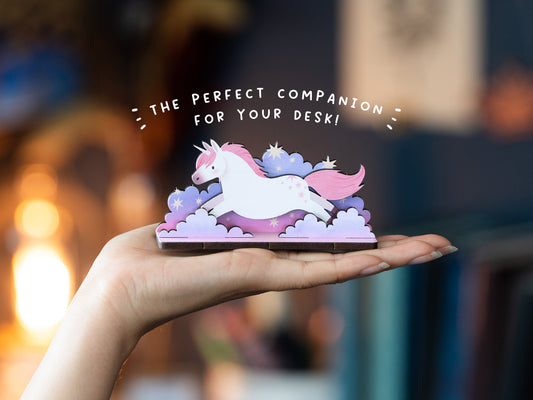 UNICORN POP OUT CARD - PERSONALISABLE