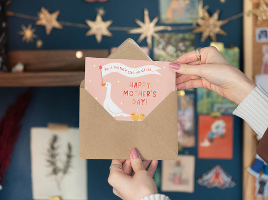 MOTHER DUCK MOTHER'S DAY CARD