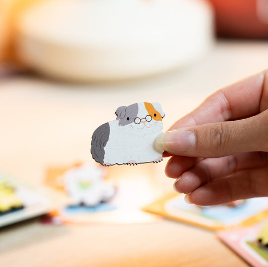 GUINEA PIG OF WISDOM PIN/MAGNET