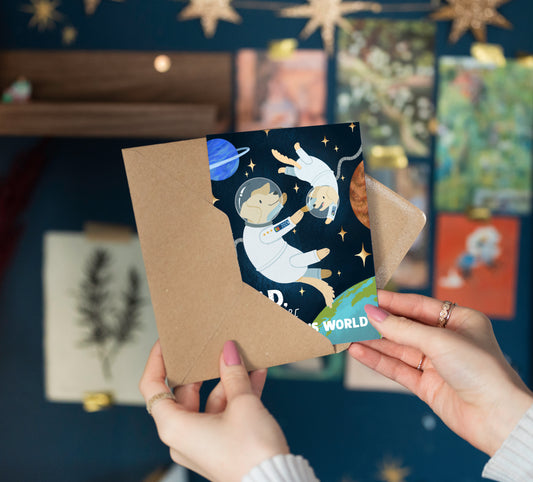 DAD, YOU ARE OUT OF THIS WORLD CARD