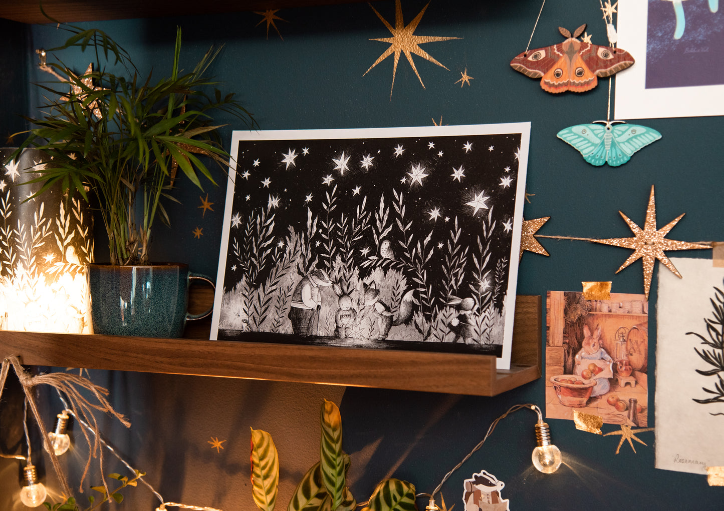FALLEN STAR A4 OR A5 ART PRINT