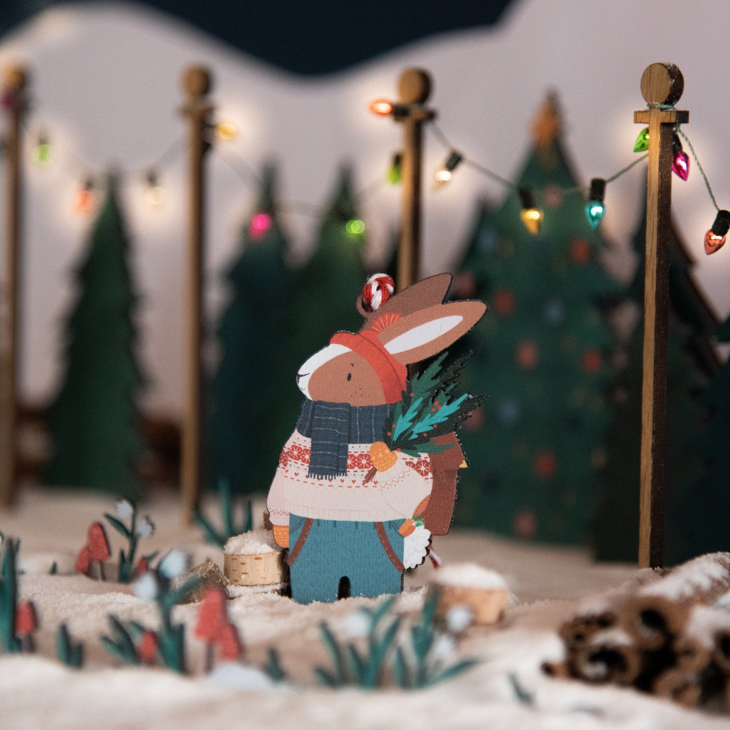 WHOLESALE - CHAPS CHRISTMAS DECORATION - PACK OF 5