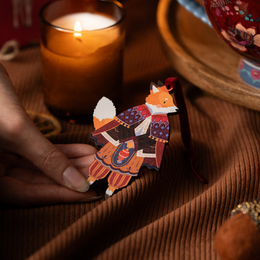 FOLK ANIMALS CHRISTMAS DECORATIONS