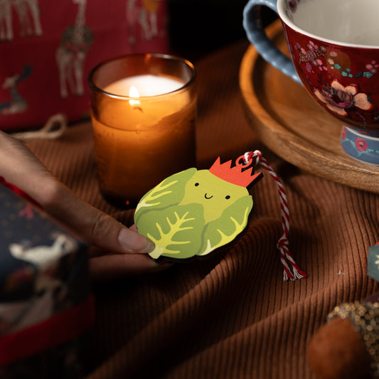 BRUSSELS SPROUTS CHRISTMAS DECORATIONS