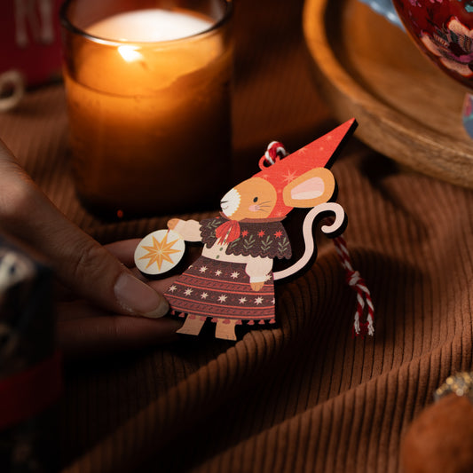 TINY MICE CHRISTMAS DECORATIONS
