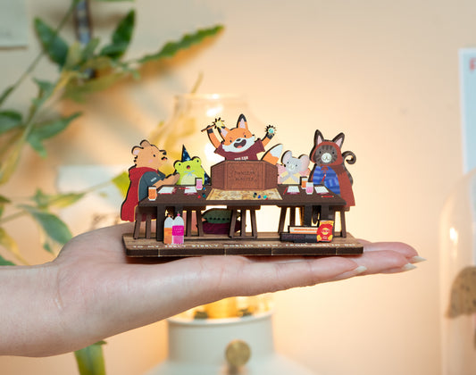 DUNGEONS & DRAGONS COSY HOBBIES POP OUT CARD - PERSONALISABLE