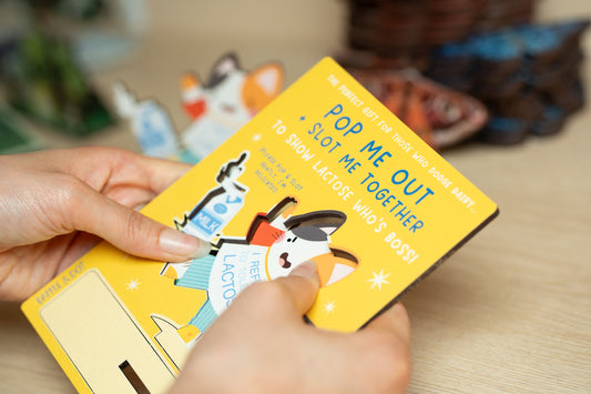 I REFUSE TO TOLERATE LACTOSE POP OUT CARD