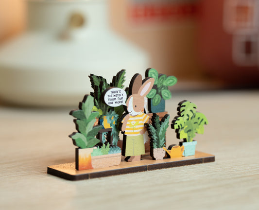 HOUSEPLANT ADDICT POP OUT CARD - PERSONALISABLE