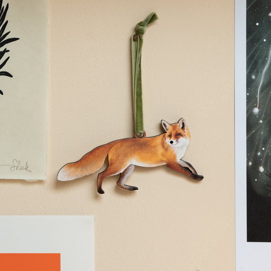 RED FOX CHRISTMAS DECORATION