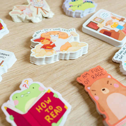 I AM FULL OF RAGE DIE CUT STICKER