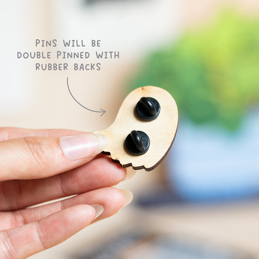 TINY GHOST PIN/MAGNET