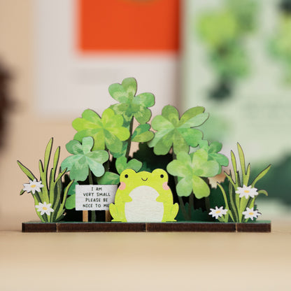 PLEASE BE NICE TO ME FROG DESK COMPANION