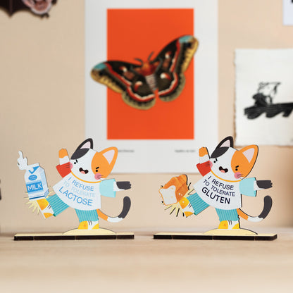 I REFUSE TO TOLERATE LACTOSE POP OUT CARD