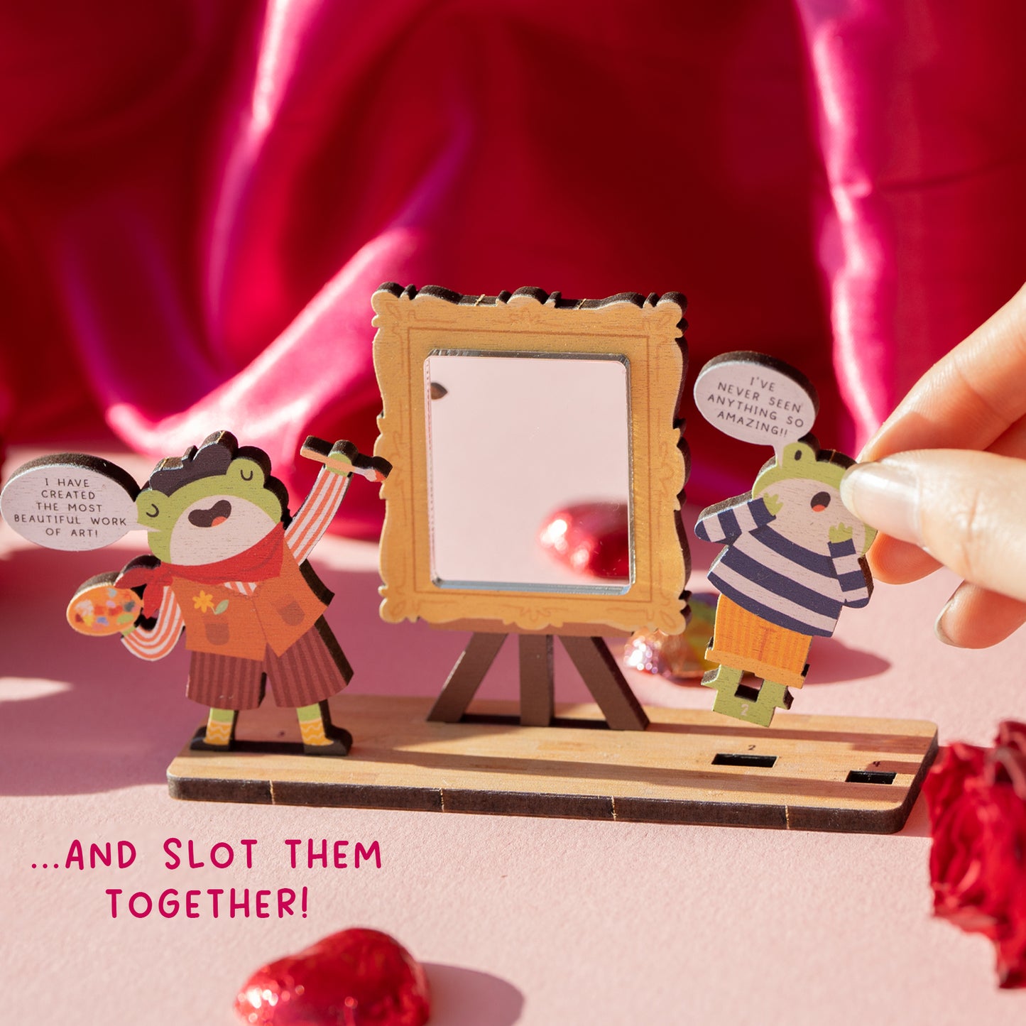 YOU ARE A WORK OF ART FROG POP OUT CARD - PERSONALISABLE