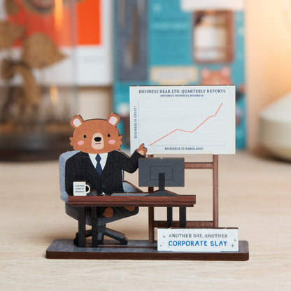 ANOTHER DAY, ANOTHER CORPORATE SLAY POP OUT CARD