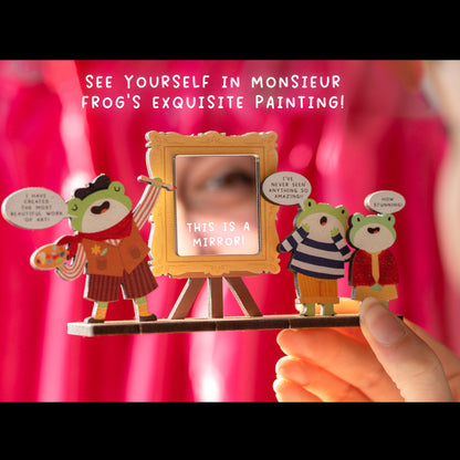 YOU ARE A WORK OF ART FROG POP OUT CARD - PERSONALISABLE