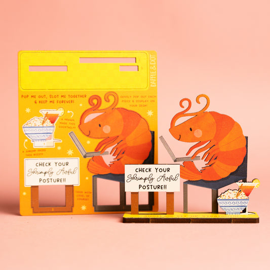 SHRIMPLY AWFUL POSTURE CHECK DESK COMPANION