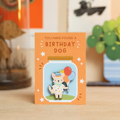 BIRTHDAY DOG PIN/MAGNET