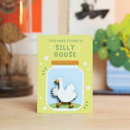 SILLY GOOSE PIN/MAGNET