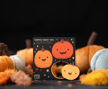 PUMPKIN POP OUT MAGNET SET
