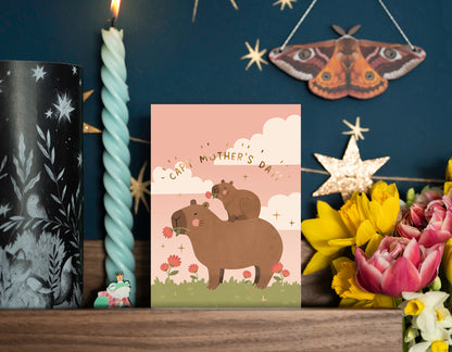 CAPY MOTHER'S DAY FOILED CARD