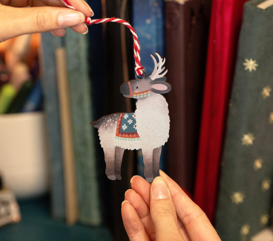 WHOLESALE - STANDING REINDEER DECORATION - PACK OF 5