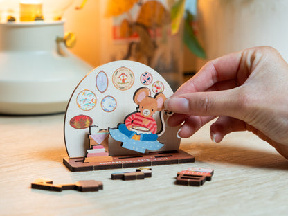 CROSS STITCH / EMBROIDERY COSY HOBBIES POP OUT CARD - PERSONALISABLE