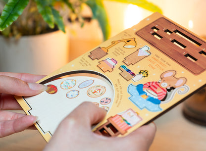 CROSS STITCH / EMBROIDERY COSY HOBBIES POP OUT CARD - PERSONALISABLE