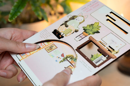 GAMING DESK COSY HOBBIES POP OUT CARD - PERSONALISABLE