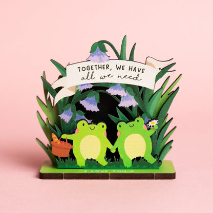 TOGETHER WE HAVE ALL WE NEED POP OUT CARD - PERSONALISABLE
