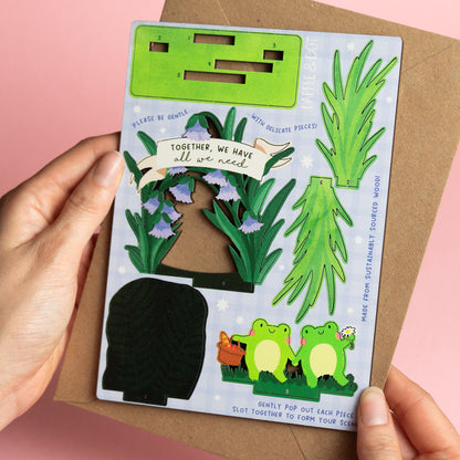 TOGETHER WE HAVE ALL WE NEED POP OUT CARD - PERSONALISABLE