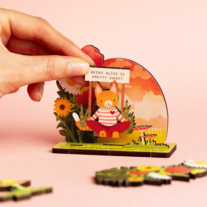 BEING ALIVE IS PRETTY SWEET POP OUT CARD - PERSONALISABLE