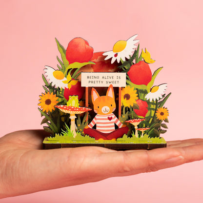 BEING ALIVE IS PRETTY SWEET POP OUT CARD - PERSONALISABLE