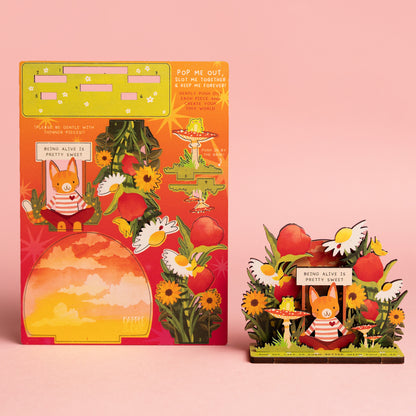 BEING ALIVE IS PRETTY SWEET POP OUT CARD - PERSONALISABLE