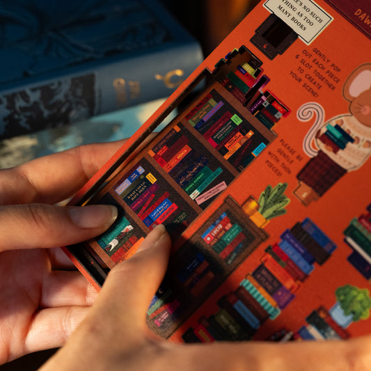 THERE'S NO SUCH THING AS TOO MANY BOOKS READER POP OUT CARD - PERSONALISABLE