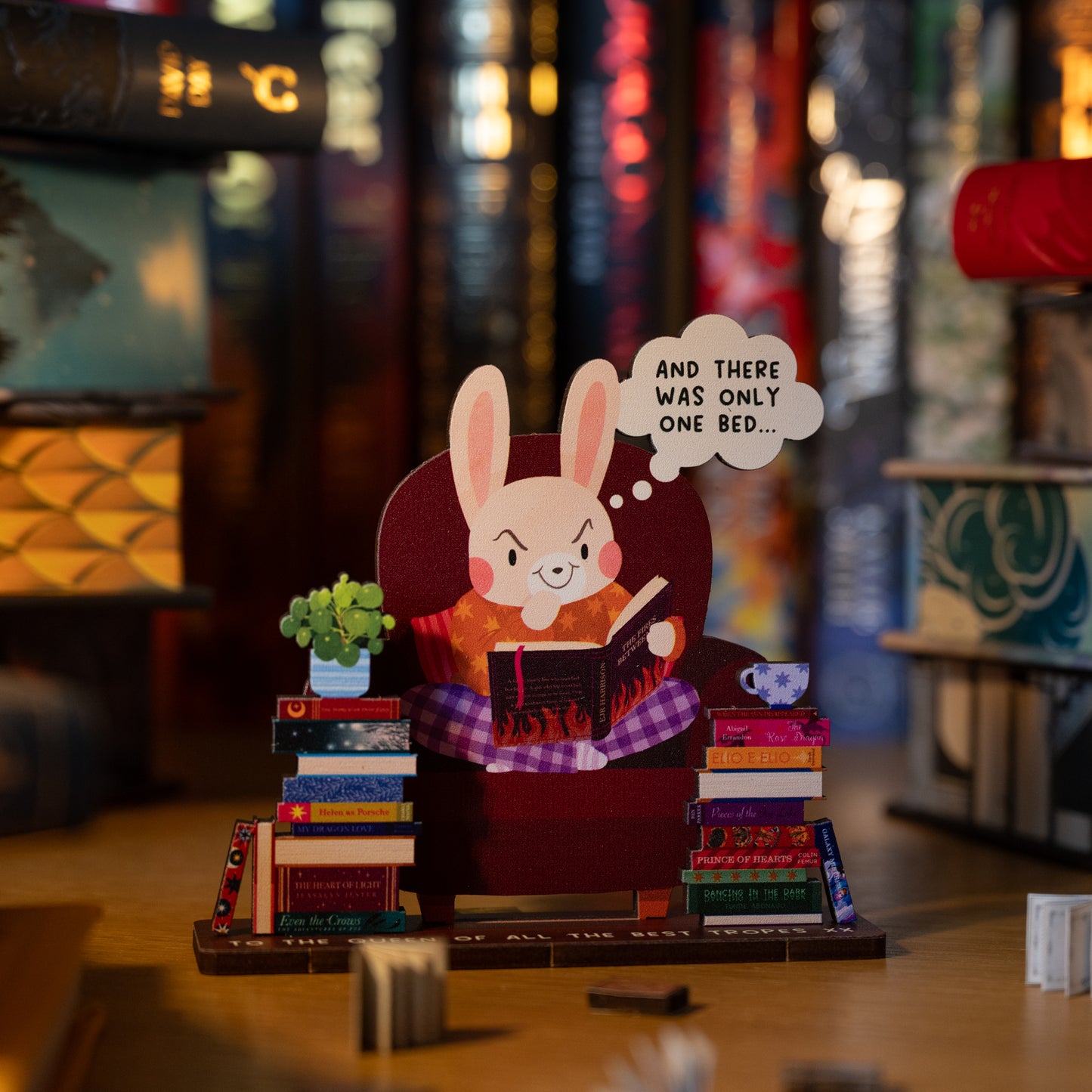 ONLY ONE BED / SLOW BURN READER POP OUT CARD - PERSONALISABLE
