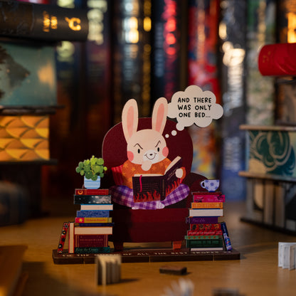 ONLY ONE BED / SLOW BURN READER POP OUT CARD - PERSONALISABLE
