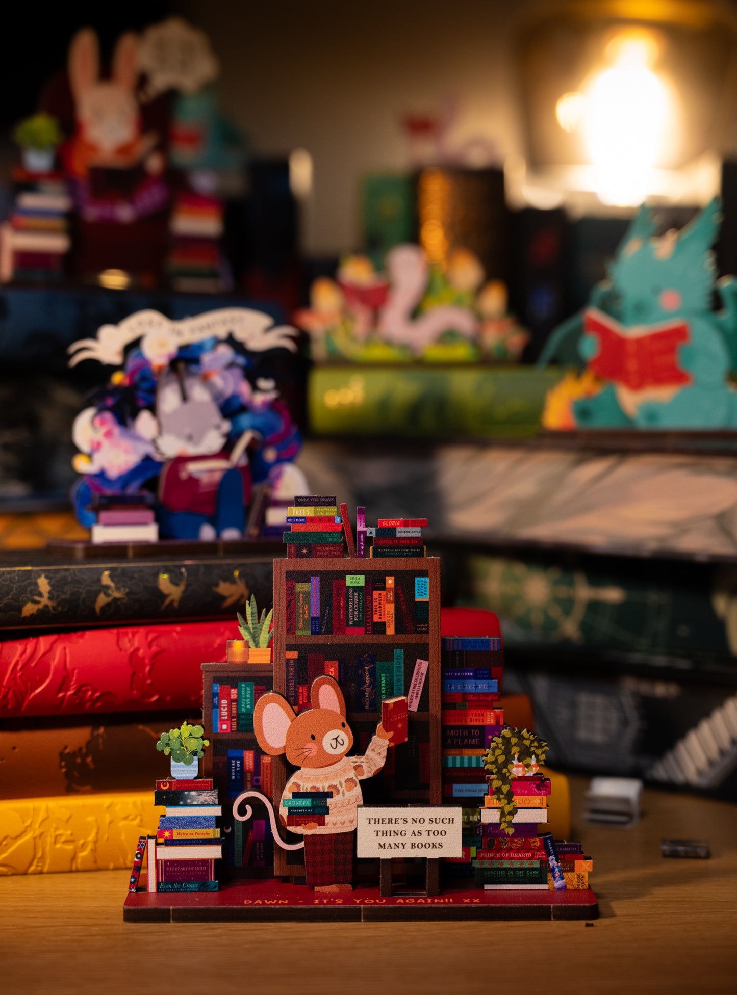 LOST IN FANTASY READER POP OUT CARD - PERSONALISABLE