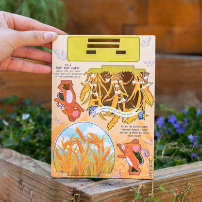 NEVER LOSE YOUR SENSE OF WHIMSY POP OUT CARD - PERSONALISABLE