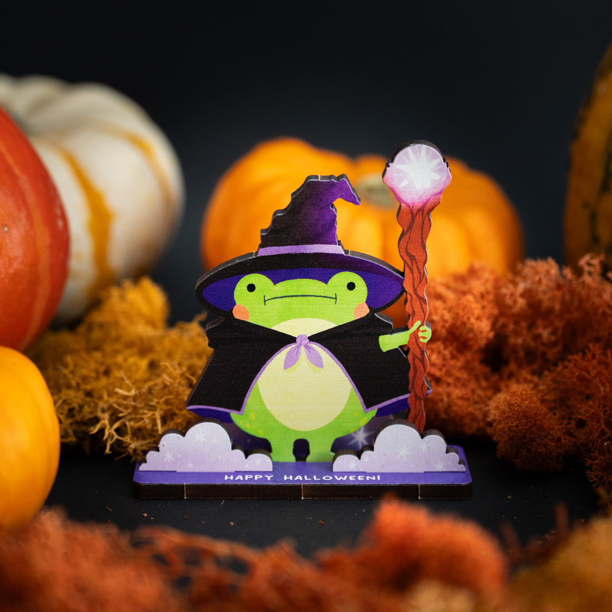 TINY FROG WIZARD MINI POP OUT CARD - PERSONALISABLE