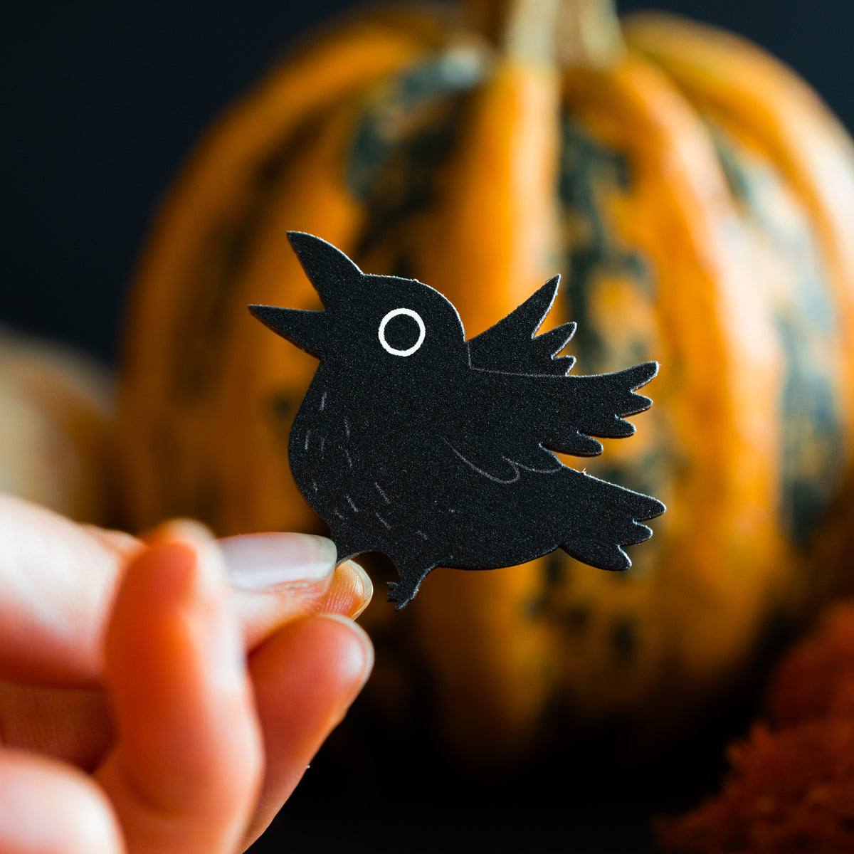 CHUBBY CROWS HALLOWEEN POP OUT MAGNETS