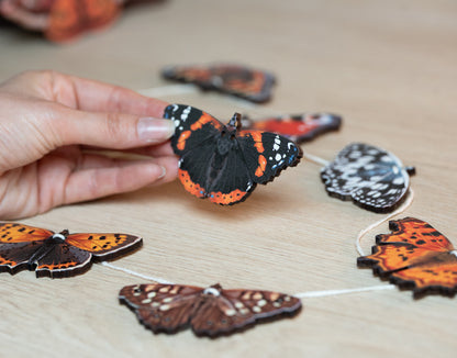 MAKE YOUR OWN BUTTERFLIES OF THE BRITISH ISLES GARLAND