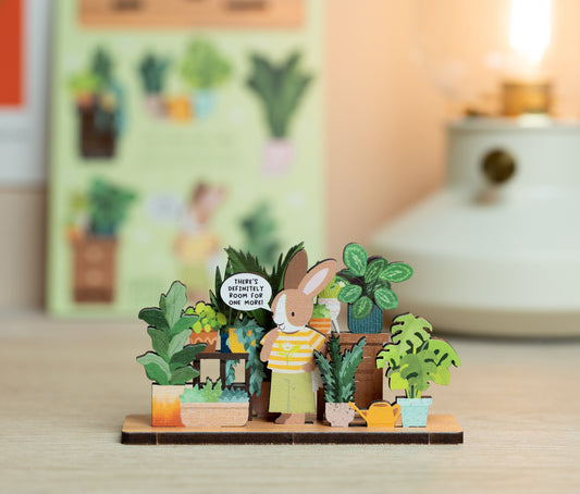 HOUSEPLANT ADDICT POP OUT CARD - PERSONALISABLE