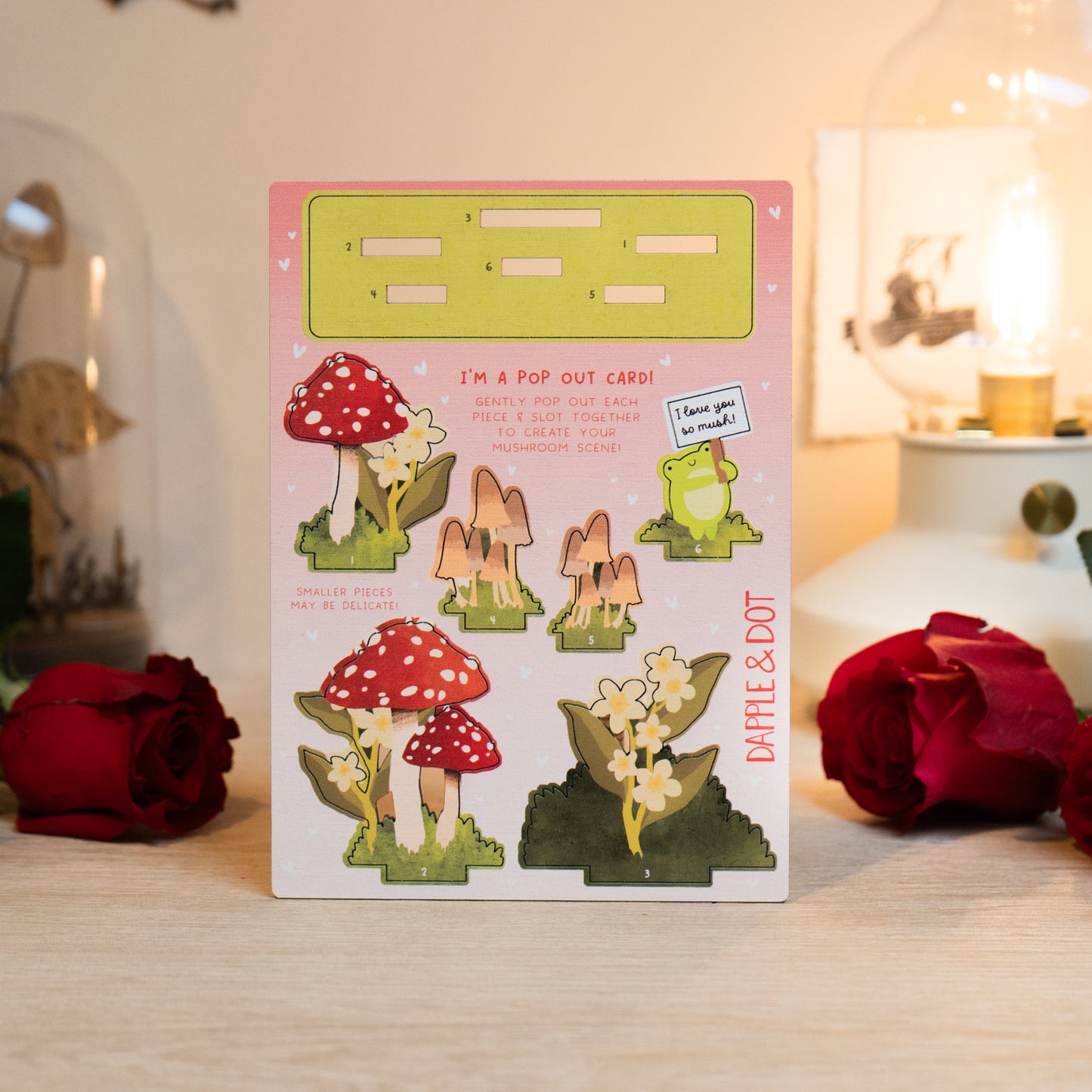 I LOVE YOU SO MUSH VALENTINE'S DAY POP OUT CARD - PERSONALISABLE