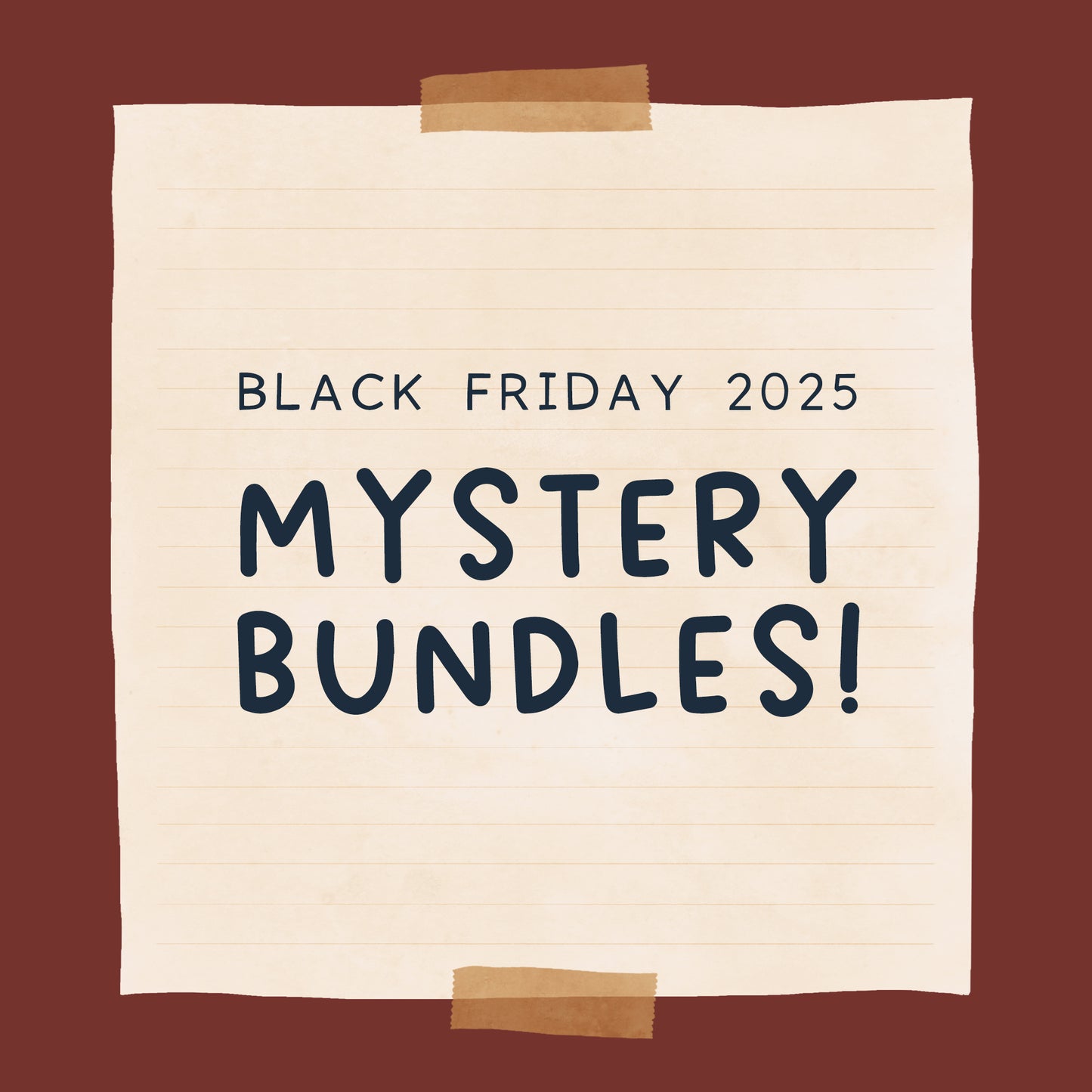 BLACK FRIDAY - MYSTERY BUNDLES