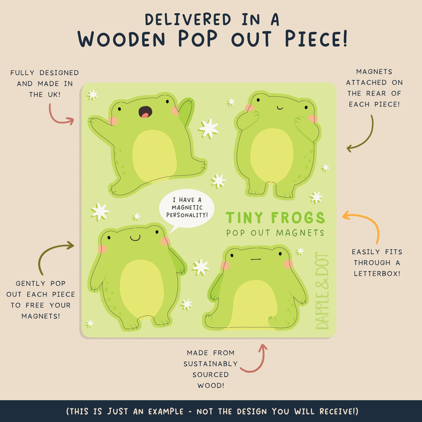 GHOST POP OUT MAGNET SET